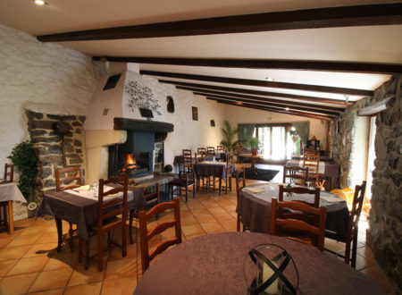 La salle de restaurant hiver